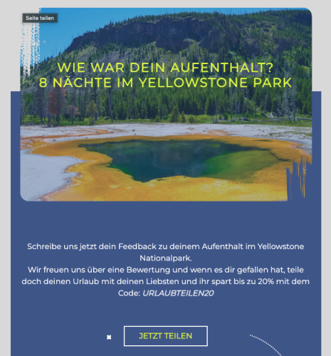 Kampagne nach dem Urlaub E-Mail Marketing